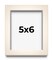 Photo Size Shadow Box 3/4" Depth White Picture Frame - UV Acrylic, Backing, Hanging Hardware